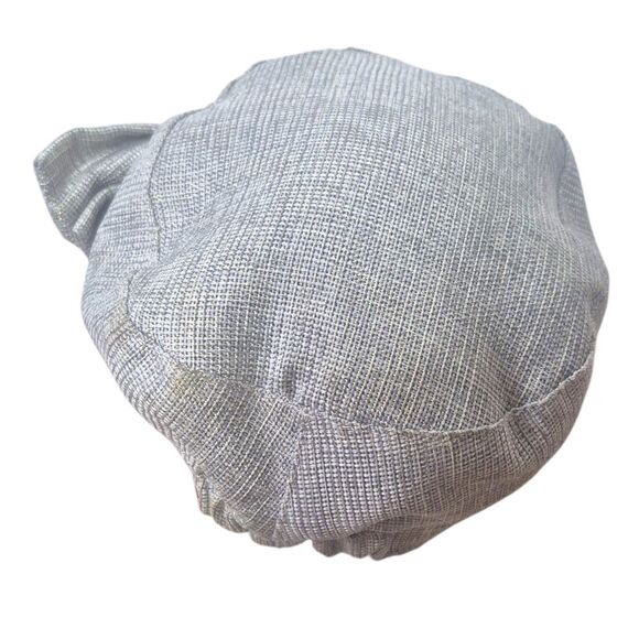 Y2K Newsboy Hat with Bow Classic Design Vintage Chic Coquette Cabbie Gray OS - Picture 4 of 6